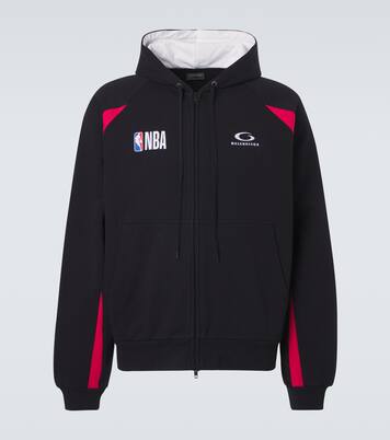 x NBA – Sweat-shirt à capuche en coton molletonné | Balenciaga