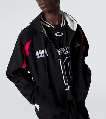 x NBA – Sweat-shirt à capuche en coton molletonné | Balenciaga