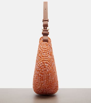 Paula's Ibiza Swim Medium raffia shoulder bag | Loewe