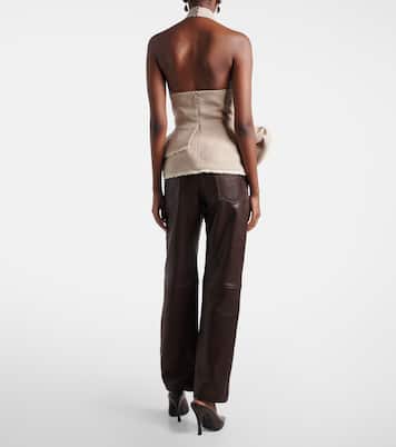 Gerade Hose aus Leder | Magda Butrym