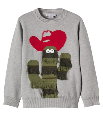 Bestickter Pullover aus Baumwolle | Stella McCartney Kids