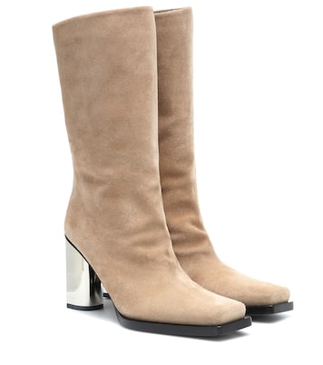 Stiefel aus Veloursleder | Proenza Schouler