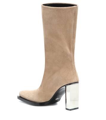 Stiefel aus Veloursleder | Proenza Schouler