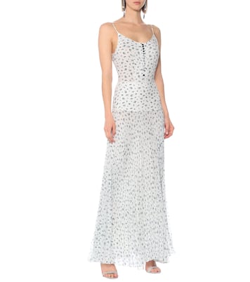 Robe longue imprimée en soie | Chloé