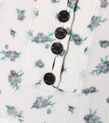 Robe longue imprimée en soie | Chloé