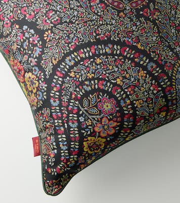 Jacquard cotton-blend cushion | Etro
