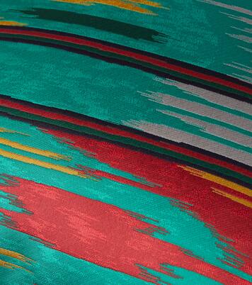 Jacquard cotton-blend cushion | Etro