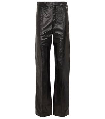 High-Rise-Hose Bilirokia aus Leder | Isabel Marant