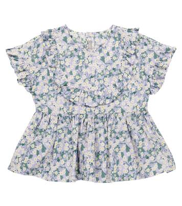 Floral cotton top | Il Gufo