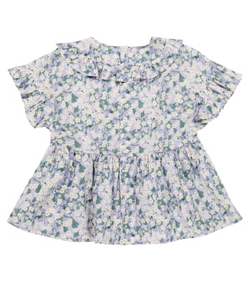Floral cotton top | Il Gufo