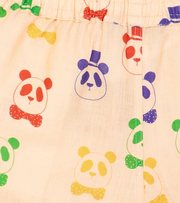 Printed linen and cotton shorts | Mini Rodini