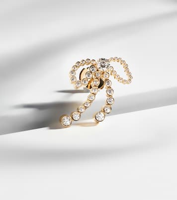 Boucle d’oreille unique Rosette de Diamant en or 18 ct et diamants | Sophie Bille Brahe