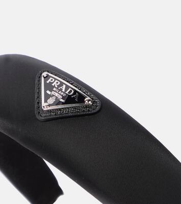Diadema de Re-Nylon con logo | Prada