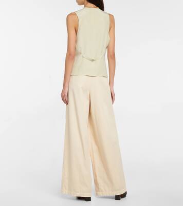 Wera wool and gabardine vest | Petar Petrov