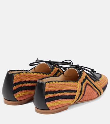 Loafers Hays aus Häkelstrick und Leder | Gabriela Hearst