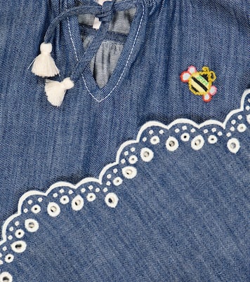 Tiggy denim top | Zimmermann Kids