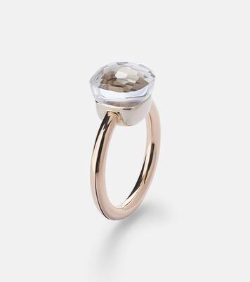 Nudo 18kt gold ring with topaz | Pomellato