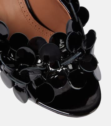 Mules en cuir verni | Alaïa