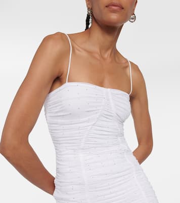 Robe midi en résille | Rotate