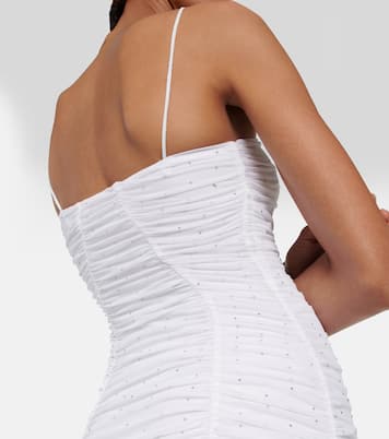 Robe midi en résille | Rotate