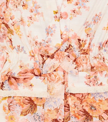 Devi floral cotton robe | Zimmermann Kids