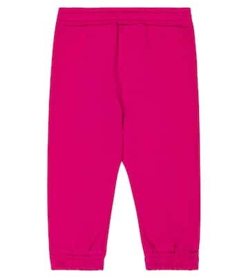 Baby leopard-print jersey sweatpants | Dolce&Gabbana Kids