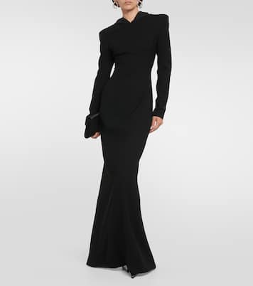 Maxikleid aus Crêpe | Mônot