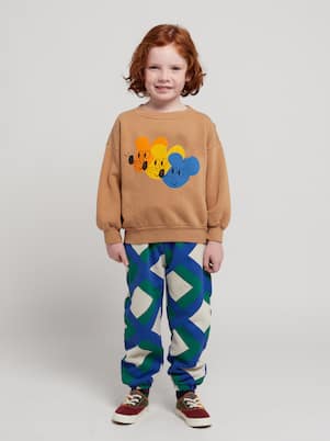 Printed cotton sweatshirt | Bobo Choses