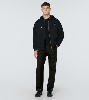 Pantalon droit en soie | Prada