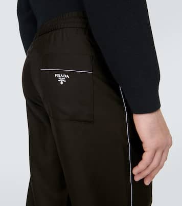 Pantalon droit en soie | Prada