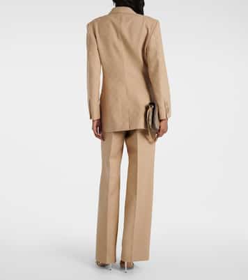 Blazer in jacquard di lana GG | Gucci