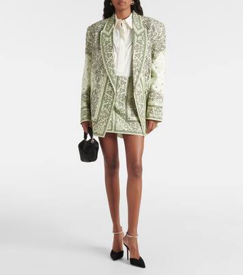 Bedruckter Blazer Matchmaker aus Leinen | Zimmermann