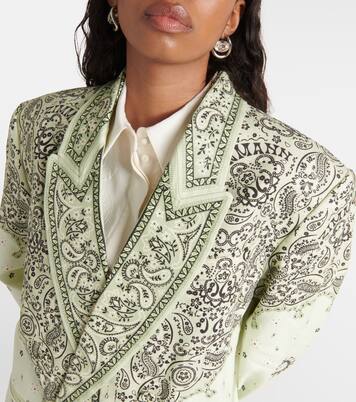 Bedruckter Blazer Matchmaker aus Leinen | Zimmermann