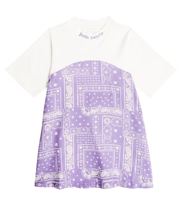 Astro Paisley cotton dress | Palm Angels Kids
