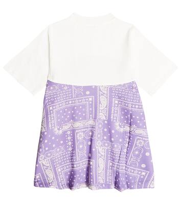 Astro Paisley cotton dress | Palm Angels Kids
