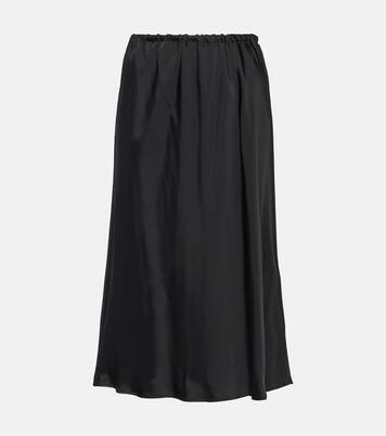 Satin midi skirt | Jil Sander