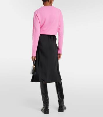 Satin midi skirt | Jil Sander