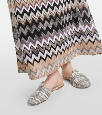 Slippers in canvas a zig-zag | Missoni