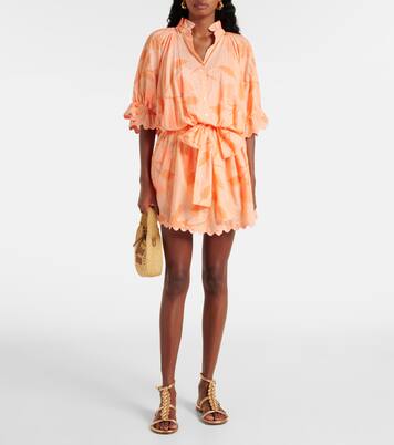 Abito chemisier in cotone con stampa | Juliet Dunn