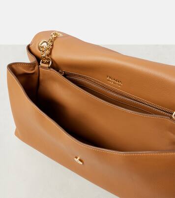 Medium leather shoulder bag | Prada