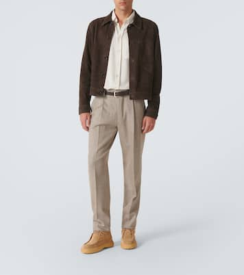 Suede lace-up boots | Tod's