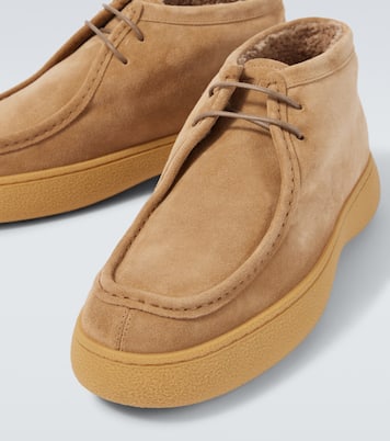Suede lace-up boots | Tod's