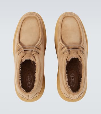 Suede lace-up boots | Tod's