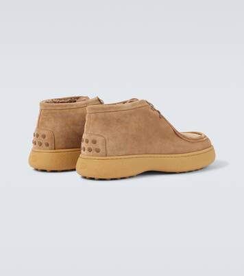 Suede lace-up boots | Tod's