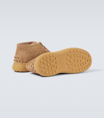 Suede lace-up boots | Tod's