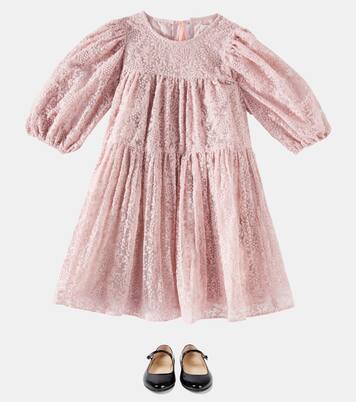 Robe brodée en coton mélangé | Petite Amalie  