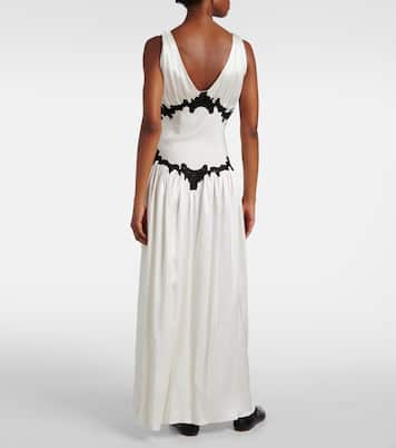 Abito lungo Highland in seta | Gabriela Hearst