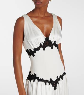 Abito lungo Highland in seta | Gabriela Hearst