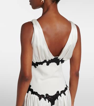 Abito lungo Highland in seta | Gabriela Hearst