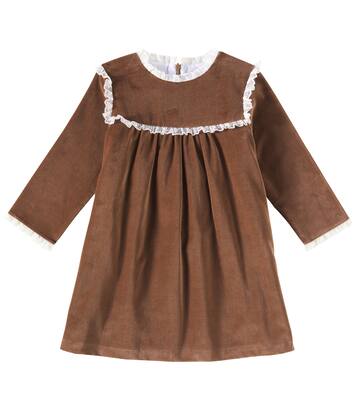 Carolina cotton velvet dress | La Coqueta